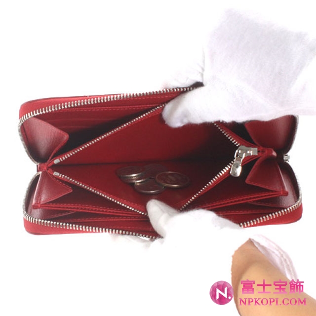 (LOUIS VUITTON)ルイヴィトン 財布コピー エピ ジッピーウォレット 長財布 カーマイン M60304